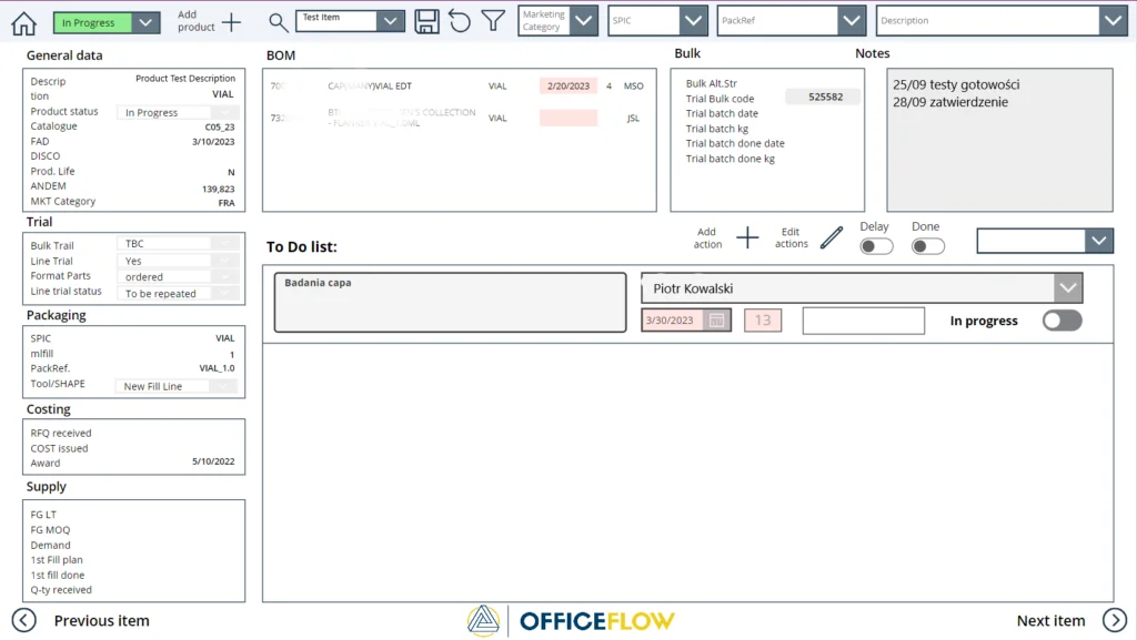 power platform aplikacja erp